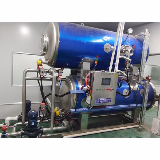 Attrezzatura per la sterilizzazione con sterilizzatore in autoclave con controllo PLC