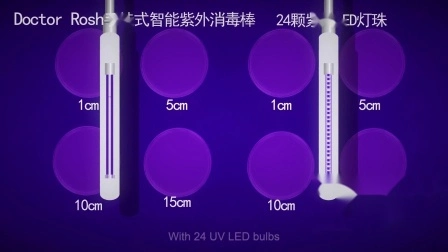 Bacchetta di disinfezione UV-UVC, bacchetta di sterilizzazione UV disinfettante
