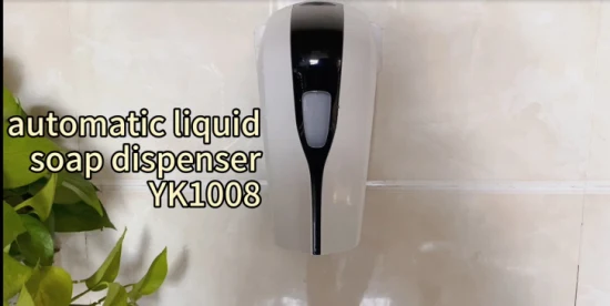 Dispenser automatico di sapone liquido da 1000 ml per disinfettante per le mani montato a parete