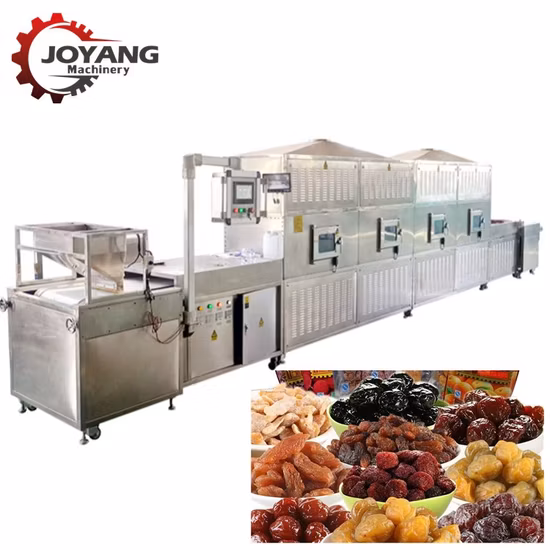 Apparecchiature di sterilizzazione sterilizzatrici a microonde industriali per frutta e verdura disidratate