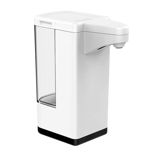 Dispenser automatico di sapone in schiuma a induzione per cucina elettrica dell'hotel con pompa per alcol a infrarossi da tavolo