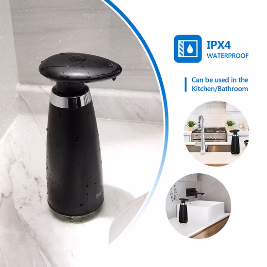 Distributore automatico di sapone liquido da tavolo in plastica ABS