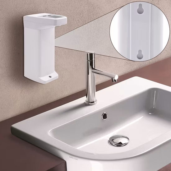 Esclusivo dispenser di sapone da tavolo per sterilizzazione e disinfezione a batteria di grande capacità